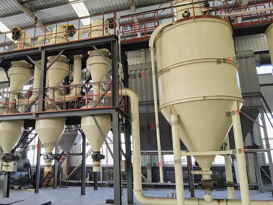 烘干后硅藻土氣流分級(jí)機(jī)--吉林某公司