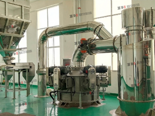 豌豆粉碎提取蛋白超微沖擊磨+多頭分級機(jī)--煙臺某公司