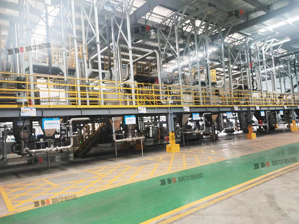 瀝青氣流粉碎機--四川雅安某生產(chǎn)現(xiàn)場