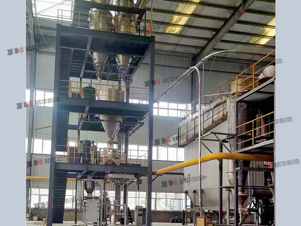 玻璃微珠氣流混合機(jī)--山西海諾某生產(chǎn)現(xiàn)場(chǎng)